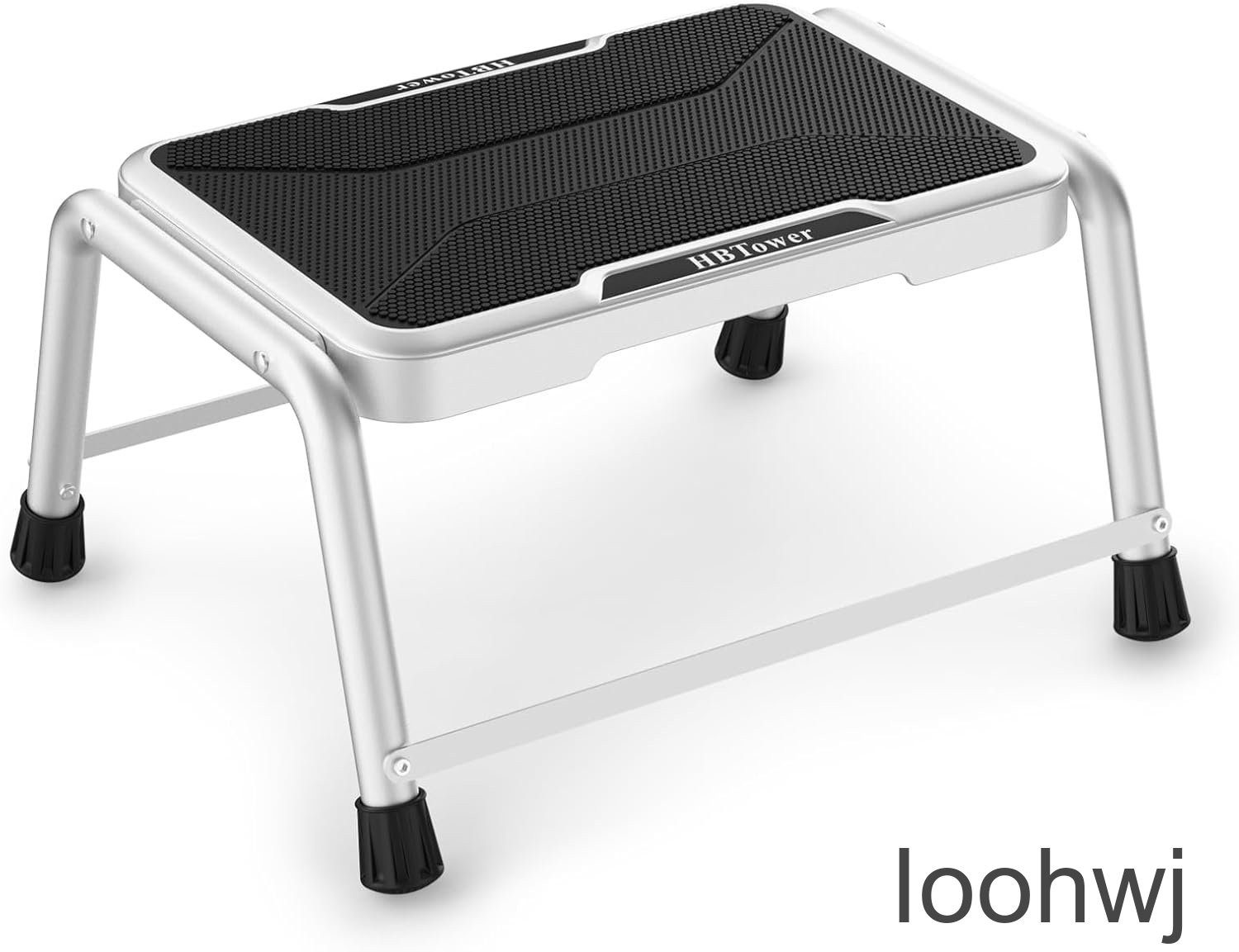 Step Stool, Ioohwj Step Stools for Adults Kids with Non-Slip Rubber Feet, Holds Up to 600 lbs, Lightweight Stepping Stools for Bedroom Kitchen Bathroom, Bed Steps for High Beds